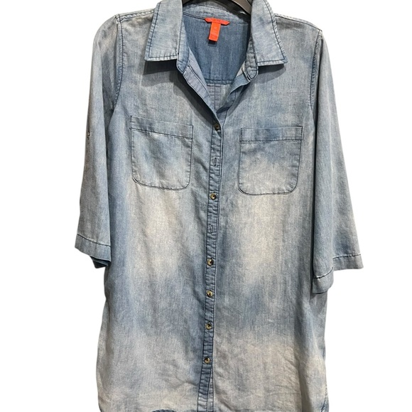 Chelsea & Violet Blue Denim Top - Picture 4 of 8